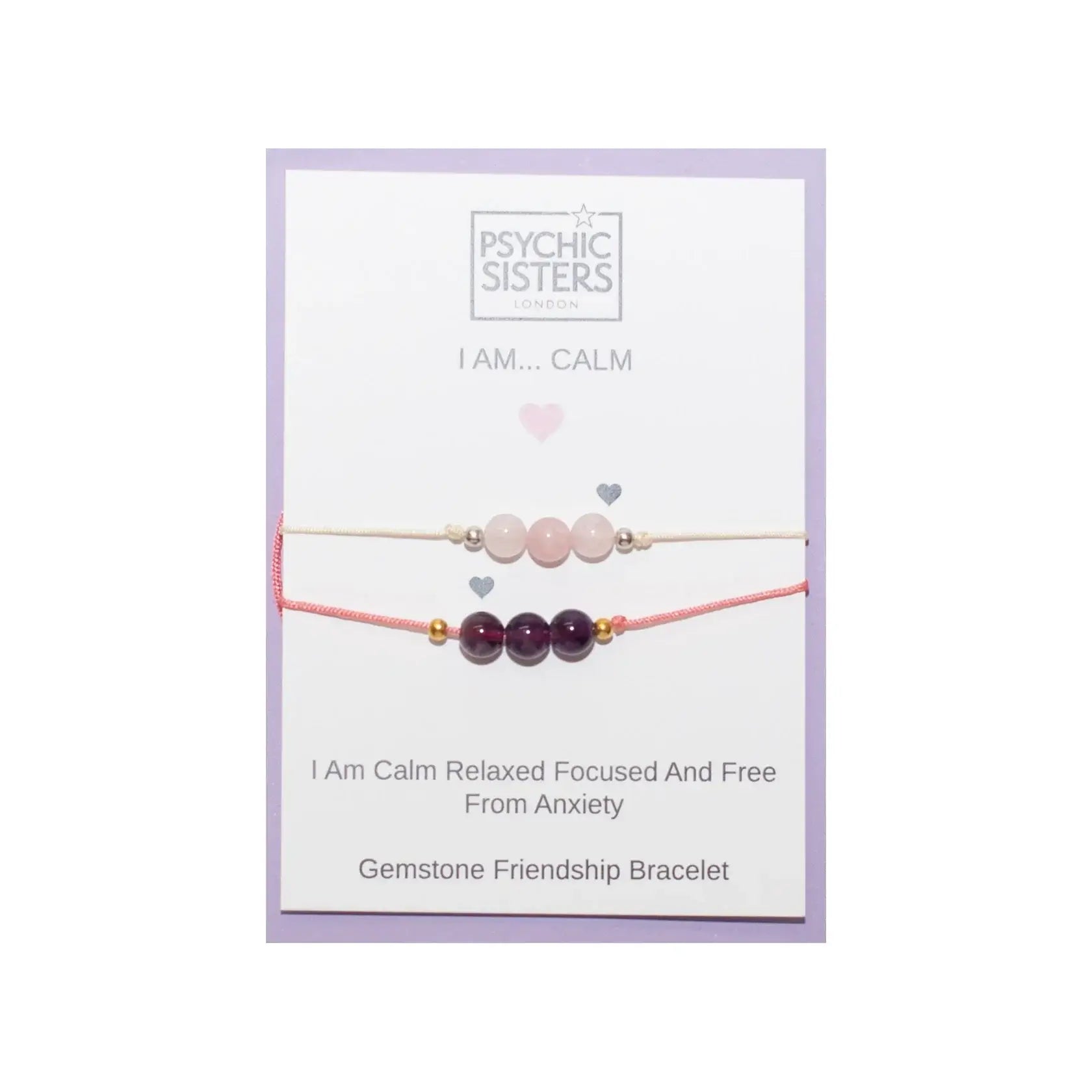 I Am Calm Hand-Chosen Crystal Bracelets